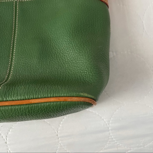 Rare Dooney & Bourke Pebble Green Leather Purse - Picture 7 of 10